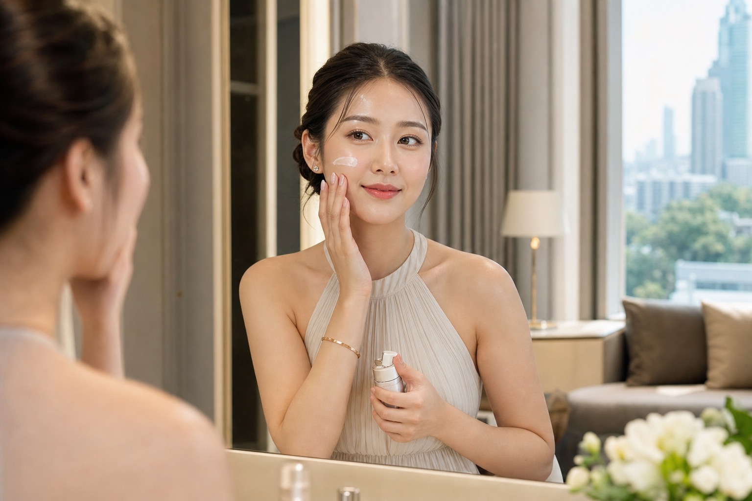 การดูแลผิวหลัง Hydrafacial ก่อนงานในกรุงเทพ