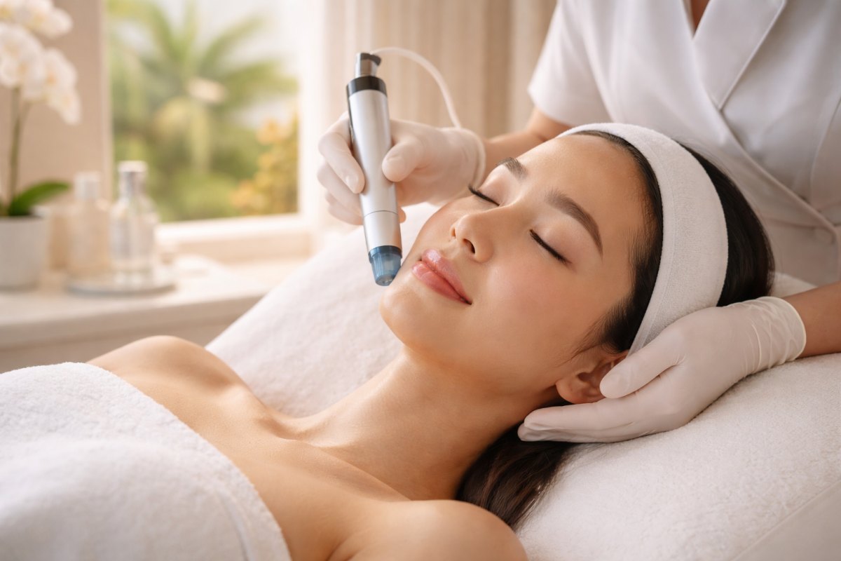 Hydrafacial for Thailand’s Hot Season: How Heat, AC, and Pollution Affect Skin